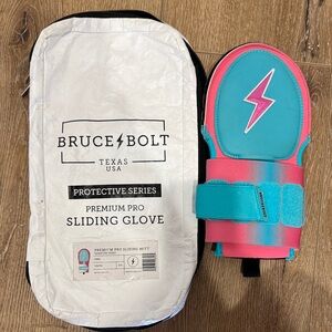 Bruce Bolt Sliding Mitt Youth- Pink and Blue